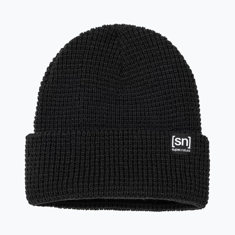 Winter hat super.natural City Beanie jet black 2