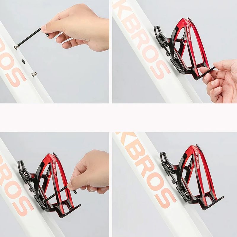Bottle cage Rockbros 31210007 Water Bottle Holder black/red 6