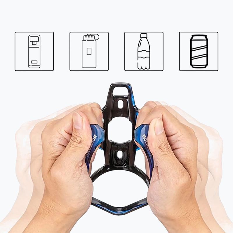 Bottle cage Rockbros 31210007 Water Bottle Holder black/blue 4