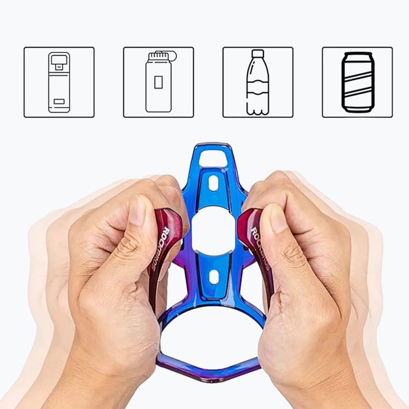 Bottle cage Rockbros 31210007 Water Bottle Holder blue/purple 4