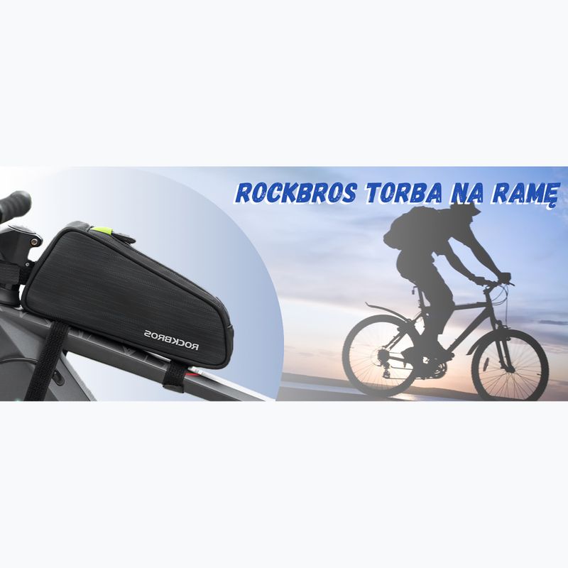 Bike frame bag Rockbros 301800450001 Bike Tube Bag black 4