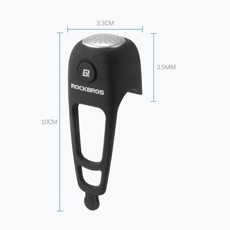 Bike bell Rockbros CB1709BK Electric Bell black 5