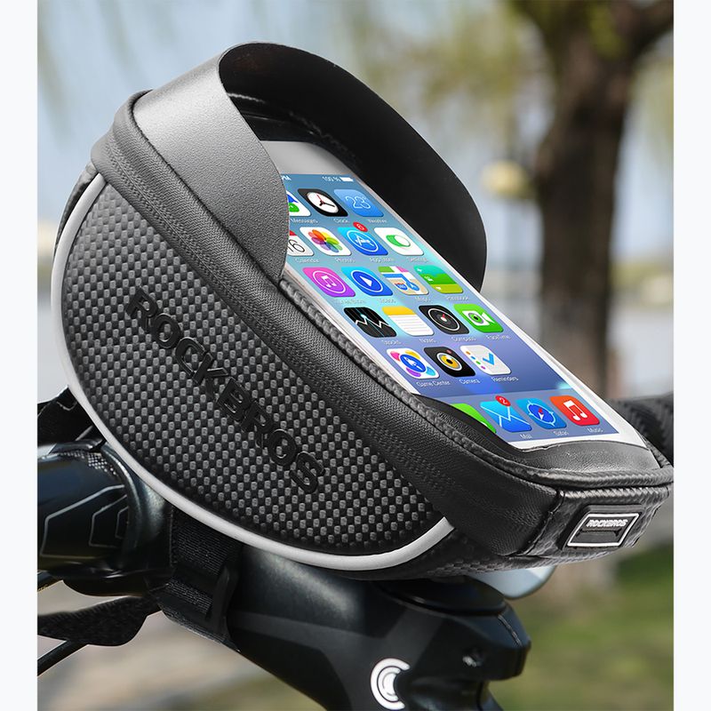 Bike frame bag Rockbros 010-4BK Bike Front Bag black 5