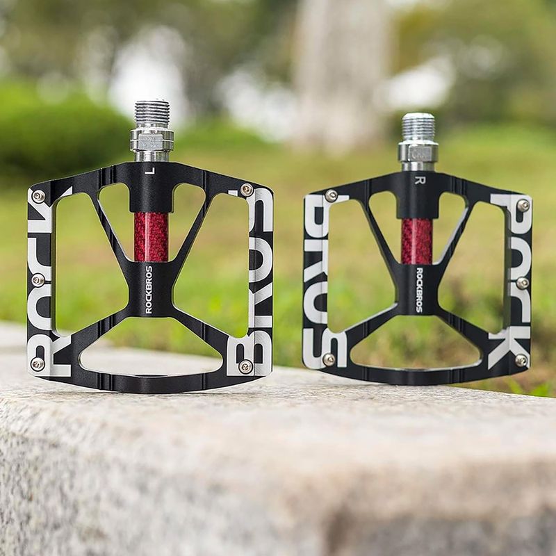 Bike pedals Rockbros 37213071001 black/white 4