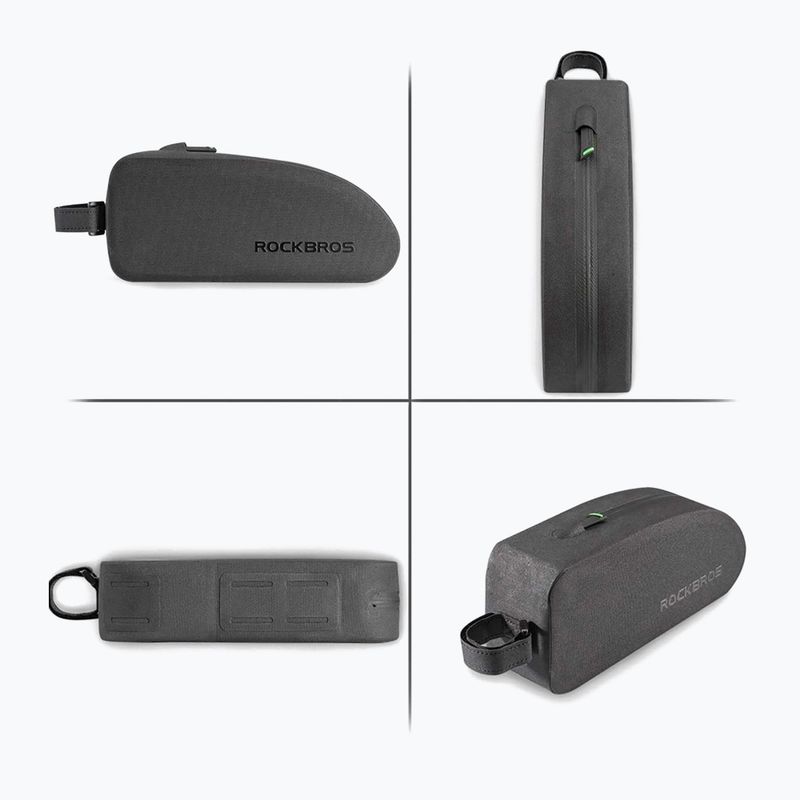 Bike frame bag Rockbros AS-019 Bike Tube Bag S black 3