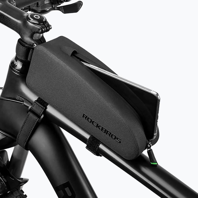 Bike frame bag Rockbros AS-019 Bike Tube Bag S black 7
