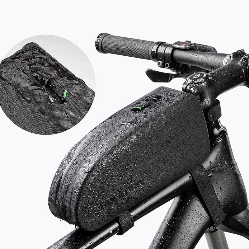Bike frame bag Rockbros AS-019 Bike Tube Bag S black 8