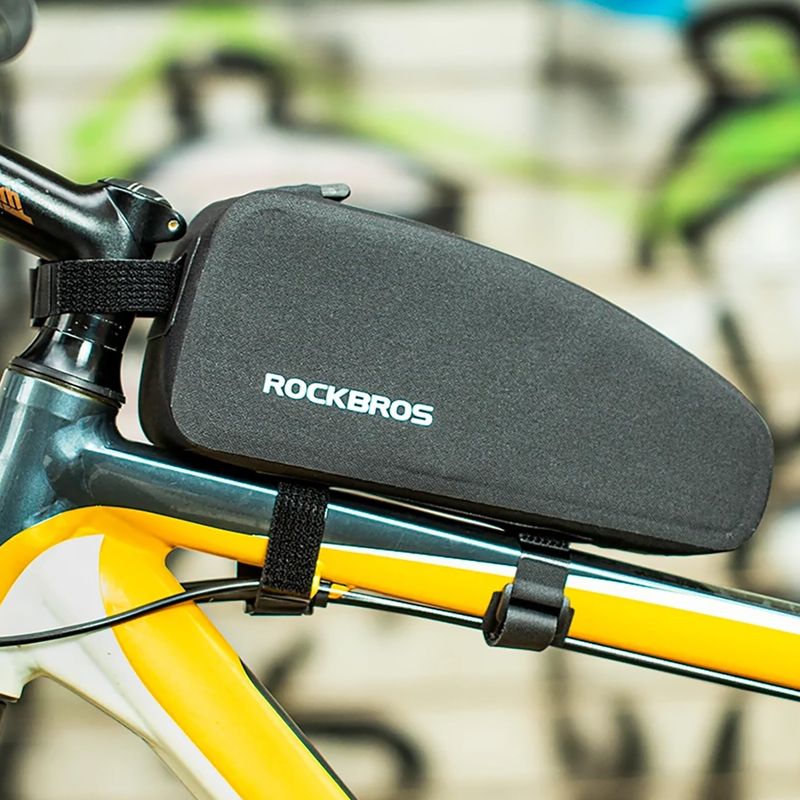 Bike frame bag Rockbros AS-019 Bike Tube Bag S black 12