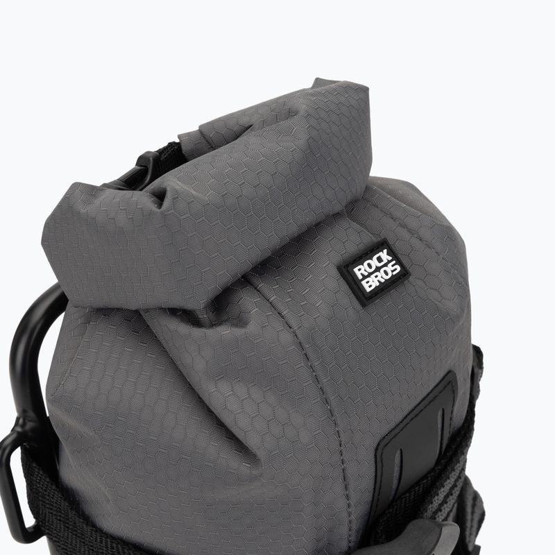 Bag and bicycle fork bag Rockbros Front Fork Rack+Fork Bag grey/black 5