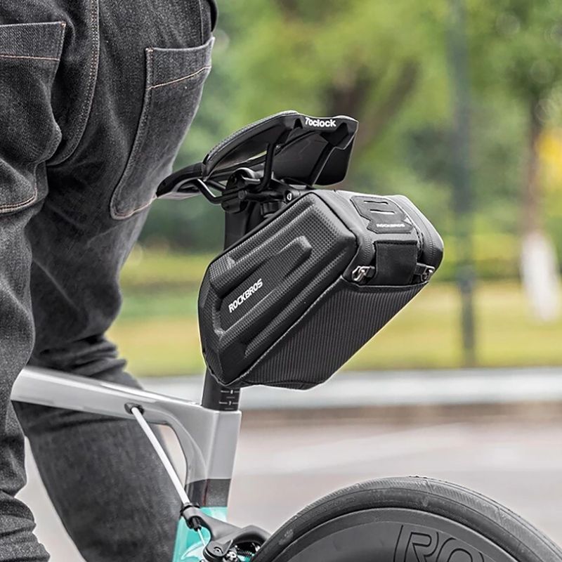 Bike underseat bag Rockbros B69 Bike Saddle Bag black 7