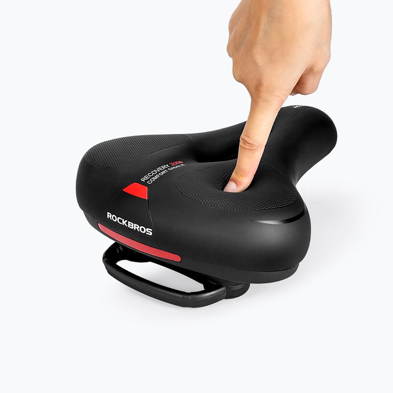 Bike saddle Rockbros AQ-6090 black/yellow 4