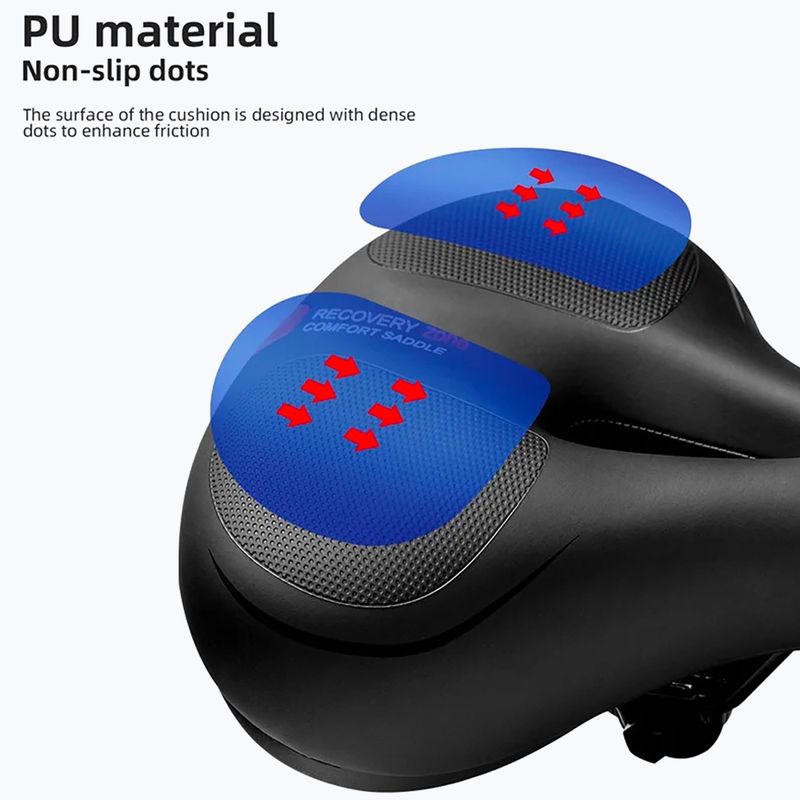 Bike saddle Rockbros AQ-6090 black/red 4