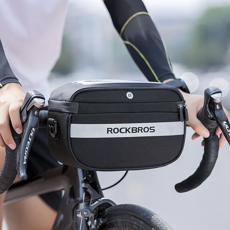Handlebar bag Rockbros B27 Bike Front Bag black 9