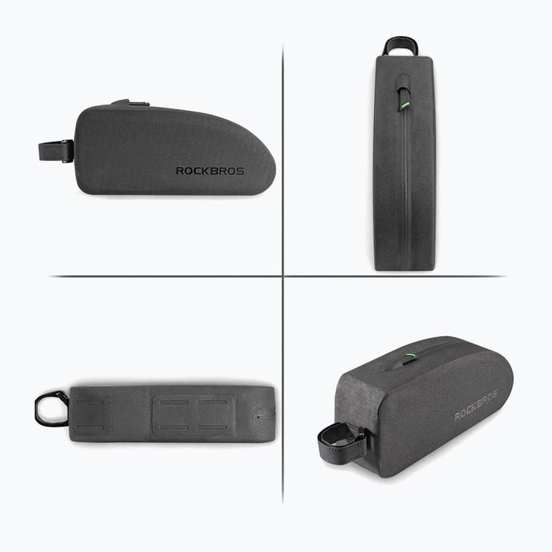 Bike frame bag Rockbros AS-019-1 Bike Tube Bag L black 3