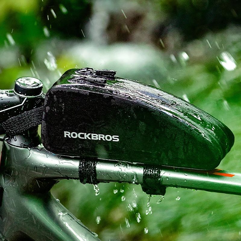 Bike frame bag Rockbros AS-019-1 Bike Tube Bag L black 14