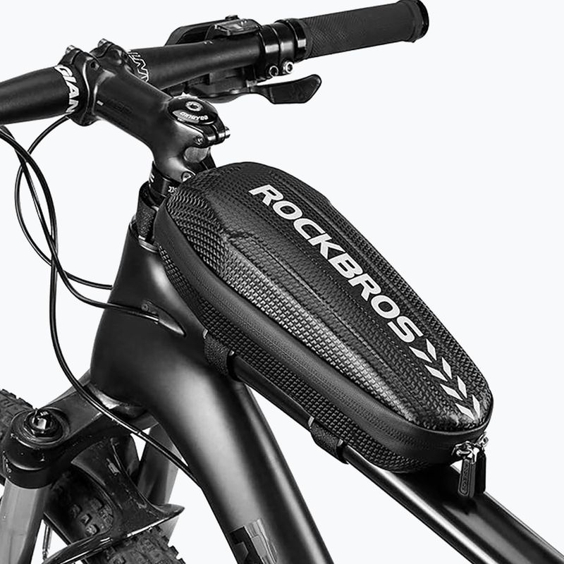Bike frame bag Rockbros B60 Bike Tube Bag M black 2