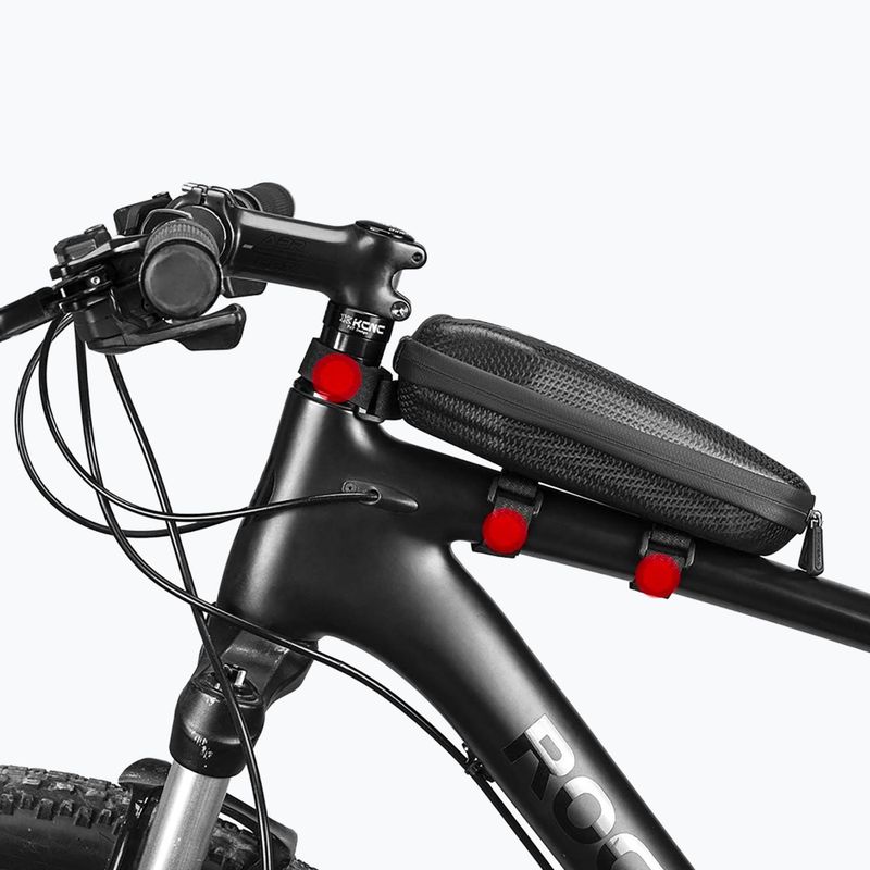 Bike frame bag Rockbros B60 Bike Tube Bag M black 3
