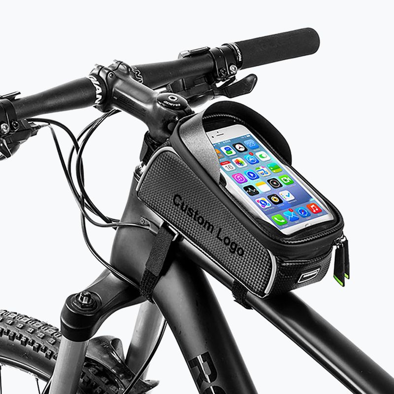 Bike frame bag Rockbros 017-1BK Bike Tube Bag 1,5 l black 5
