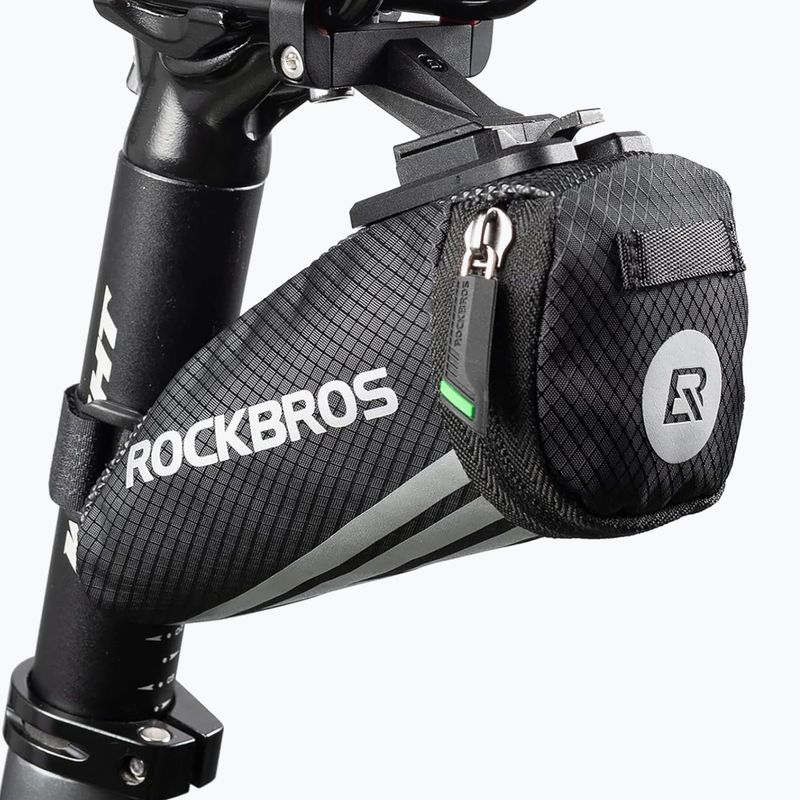 Bike underseat bag Rockbros C28BK Bike Saddle Bag black 2