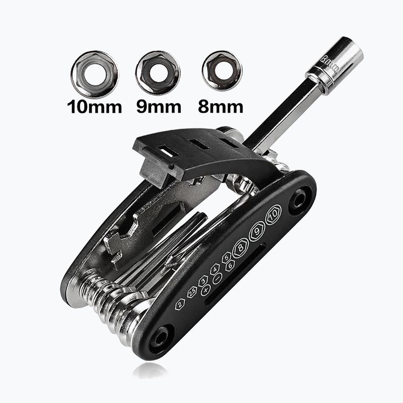 Bike wrench Rockbros GJ1601 Repair Tool 16in1 black/silver 4