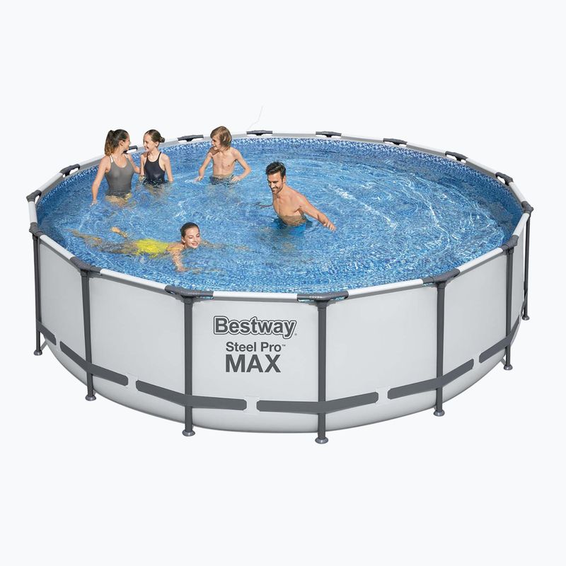 Bestway Steel Pro Max Pool Set 5612Z 488 x 122 cm grey 2