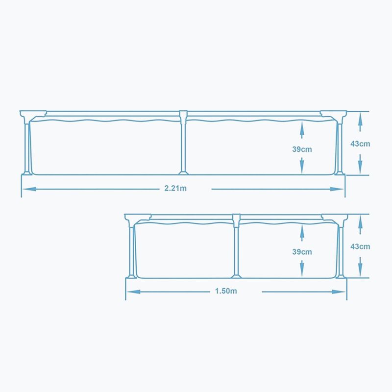 Bestway Steel Pro Pool 221 cm blue 5