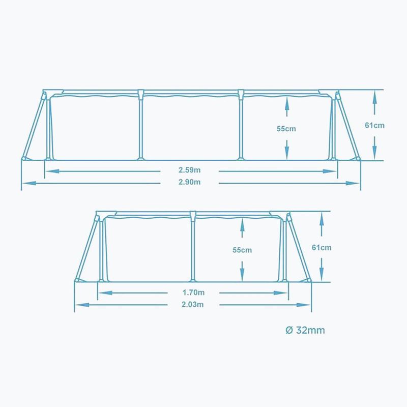 Bestway Steel Pro Pool 259 cm blue 5