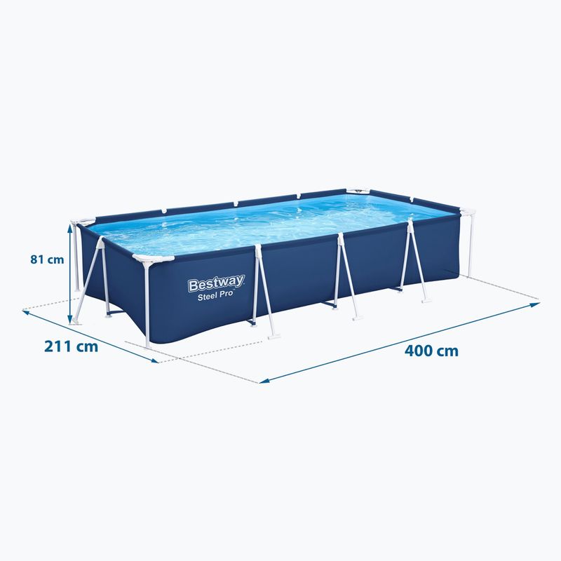 Bestway Steel Pro Pool 400 cm blue 4