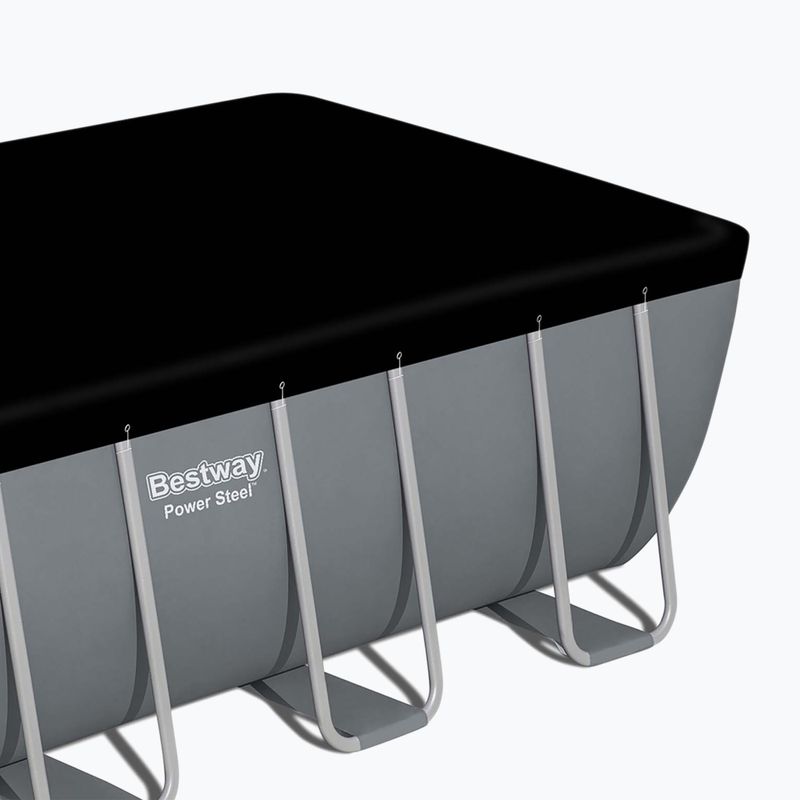 Bestway Power Steel Rectangular Pool Set 56466N 549 x 274 cm dark grey 4