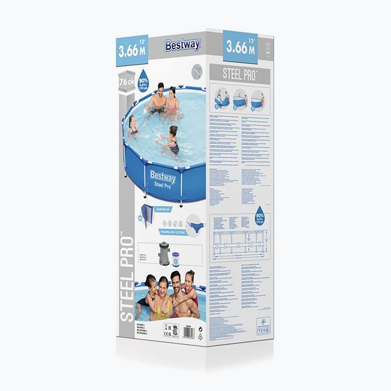 Bestway 366cm Steel Pro frame pool 56681 2