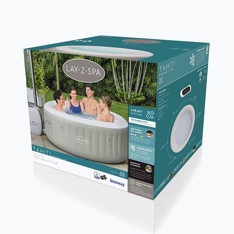 Bestway Lay-Z-Spa Tahiti inflatable jacuzzi pool 60007 2