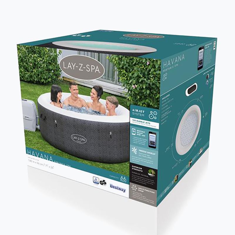 Hydromassage pool Bestway Lay-Z-Spa Havana inflatable 60035 2