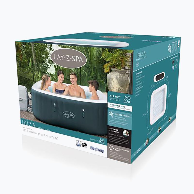 Hydromassage pool Bestway Lay-Z-Spa Ibiza inflatable 60015 2