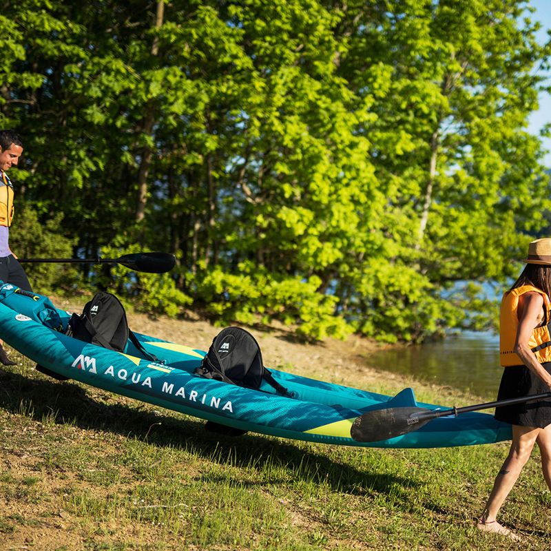 Aqua Marina Versatile/ Whitewater Kayak blue Steam-412 2-person inflatable kayak 13'6″ 12