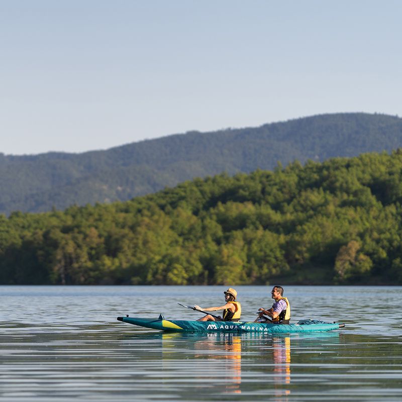 Aqua Marina Versatile/ Whitewater Kayak blue Steam-412 2-person inflatable kayak 13'6″ 14