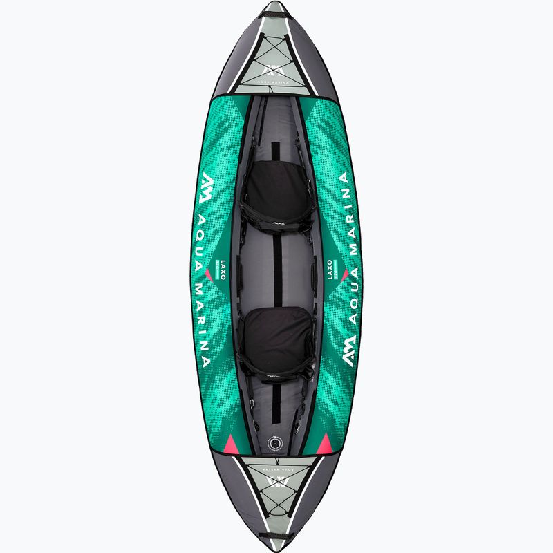 Aqua Marina Recreational Kayak green Laxo-320 2-person inflatable 10'6″ kayak 2