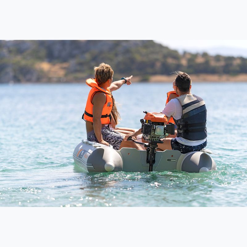 Aqua Marina Deluxe Sports Wooden Floor 6-person pontoon 12