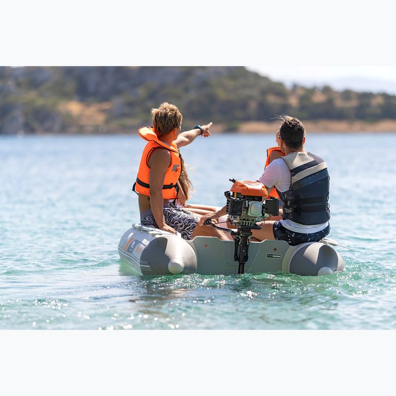 6-person inflatable boat Aqua Marina Deluxe grey 13