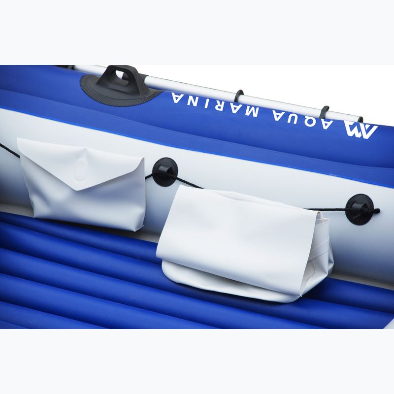 Aqua Marina Wildriver blue 3-person pontoon with motor 2