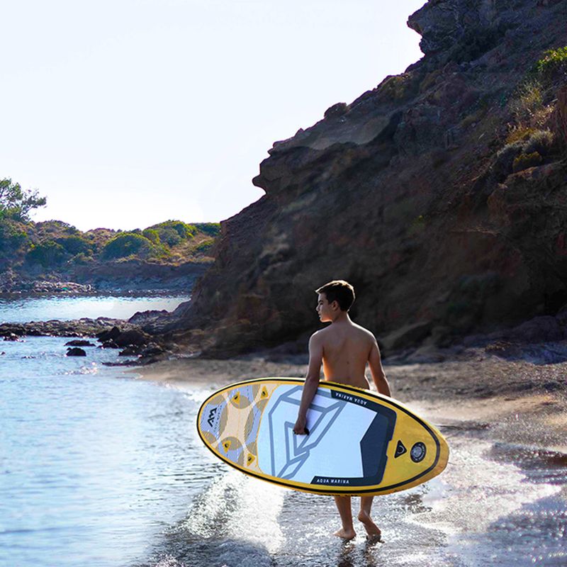 Aqua Marina Vibrant Youth 8'0" yellow SUP board BT-19VIP 6