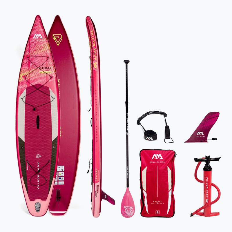 Aqua Marina Coral Touring SUP board 3.5m pink BT-22CTP