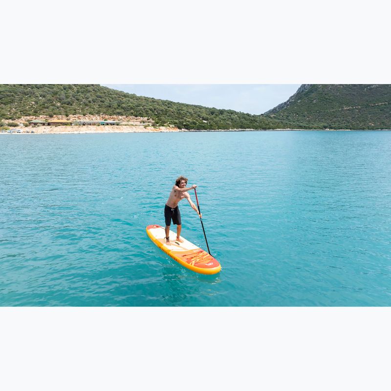 Inflatable SUP board set Aqua Marina Fusion 10'10" with el. Pump before sunset 14