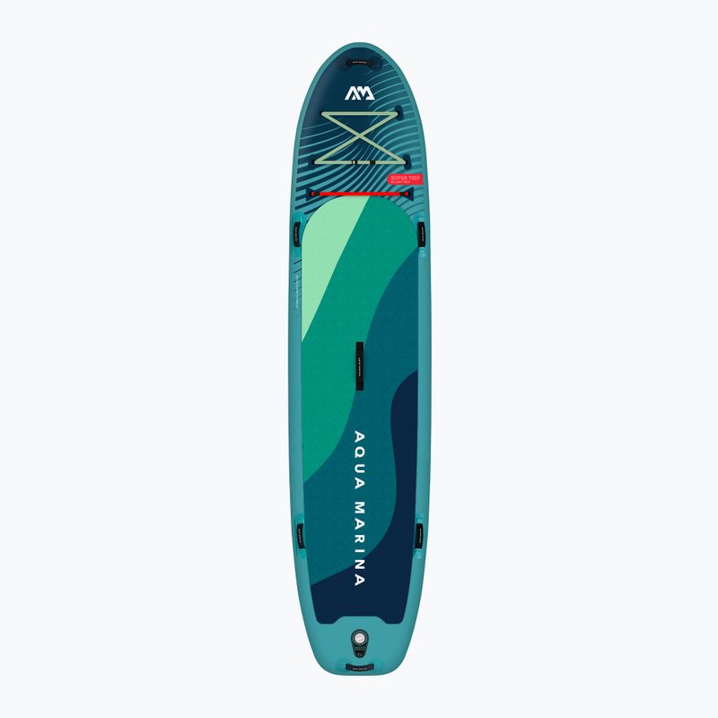 Inflatable SUP board set Aqua Marina Super Trip Essential 12'6" dark green 2