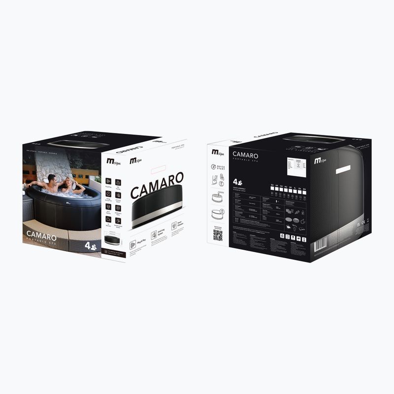 Hydromassage pool 4-person MSpa Premium Camaro black 15