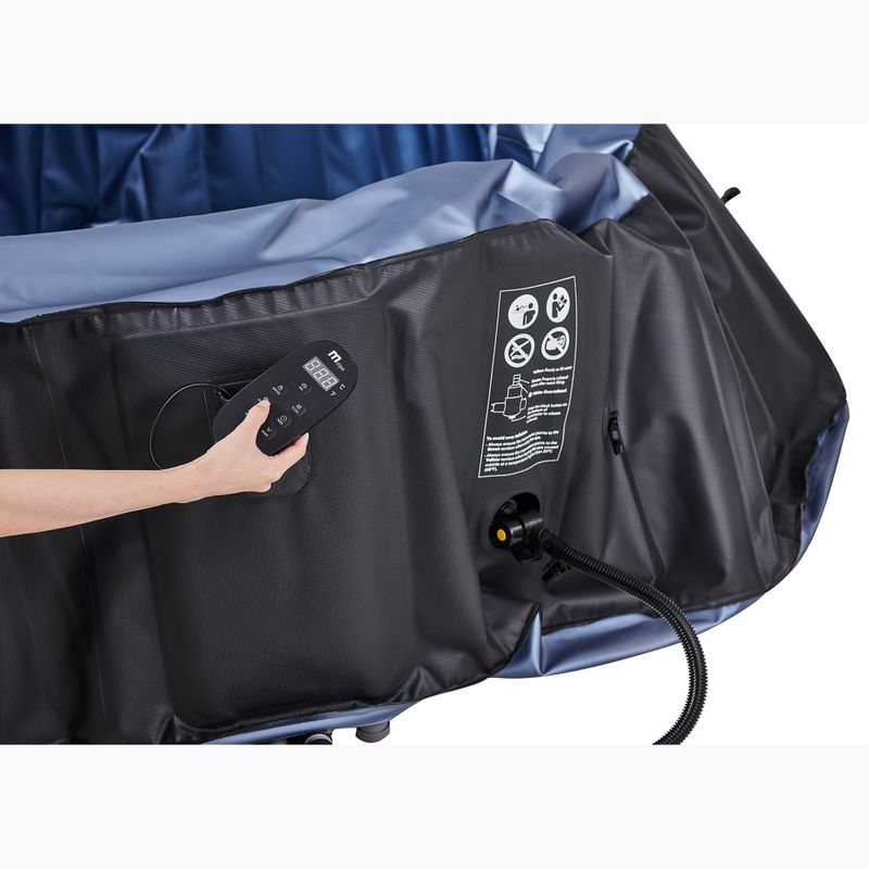 Hydromassage pool 8-person MSpa Comfort Bergen grey anthracite 6