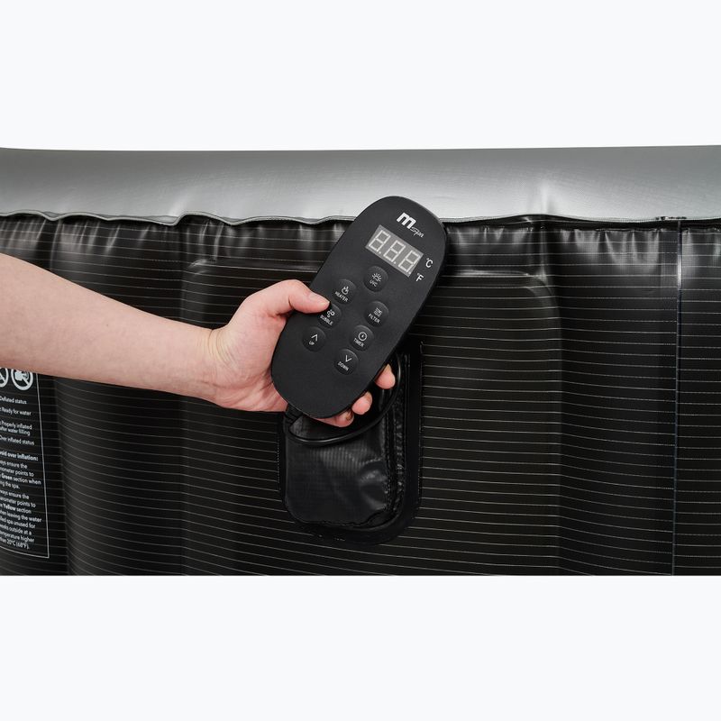 Hydromassage pool 6-person MSpa Comfort Starry grey anthracite 8