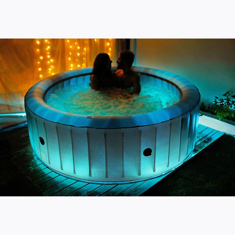 Hydromassage pool 6-person MSpa Comfort Starry grey anthracite 18