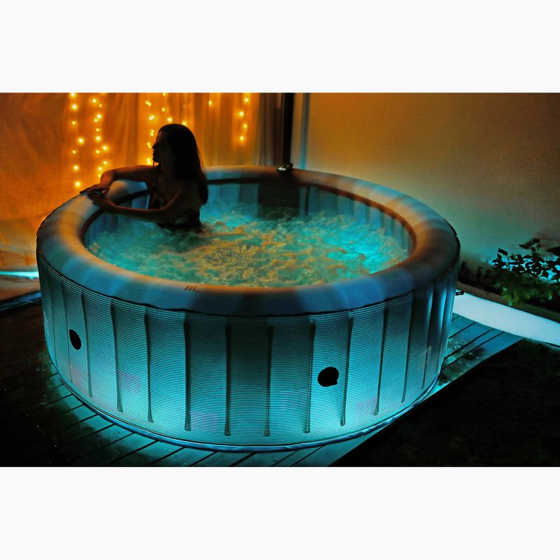 Hydromassage pool 6-person MSpa Comfort Starry grey anthracite 19