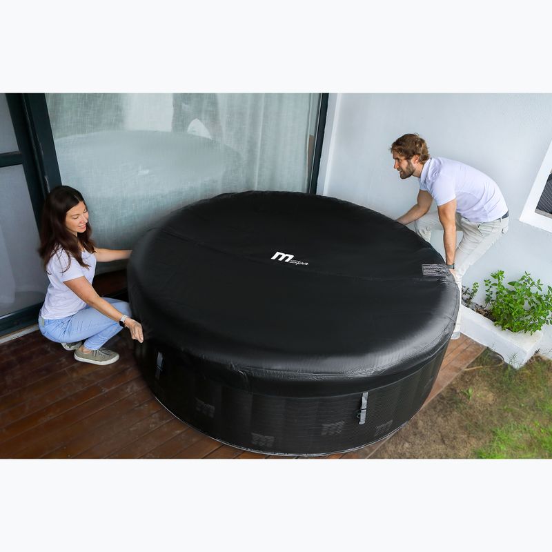 Hydromassage pool 6-person MSpa Comfort Starry grey anthracite 23