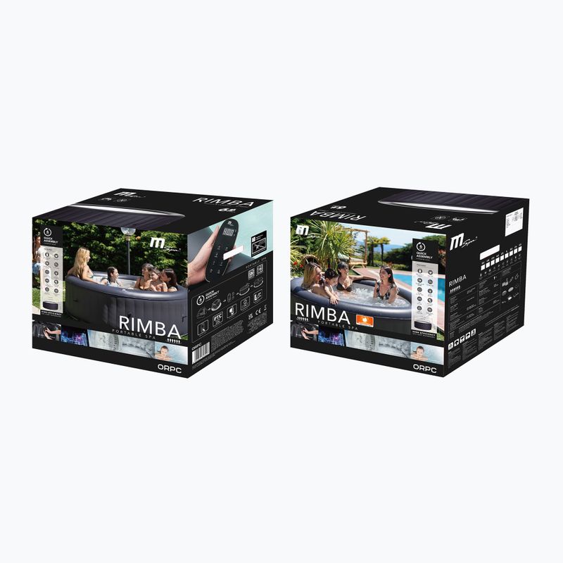 Hydromassage pool 6-person MSpa Urban Rimba graphite 17